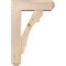 Ekena Millwork Olympic Craftsman Smooth Bracket w/ Offset Brace, Douglas Fir, 7 1/2"W x 24"D x 36"H BKT0806X24X36OLY04SDF - alternate 3